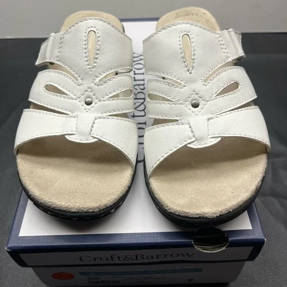 Women’s Croft & Barrow sandals - Size 7 - worn once/like new in box - Picture 5 of 5